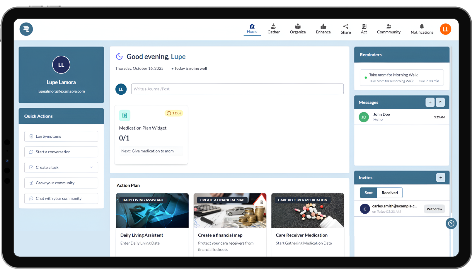 Rejara Dashboard Preview